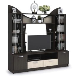 Стенка Центральная секция Ольбия венге/белфорд