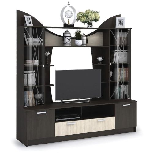 Стенка Центральная секция Ольбия венге/белфорд