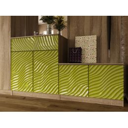 Прихожая Глянец прямая 3D МДФ 14