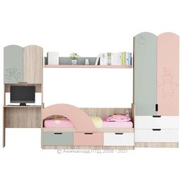 Детская комната Маша и Медведь Magic pink