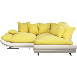 Диван модульный угловой Авиньон Plush Еллоу Мини