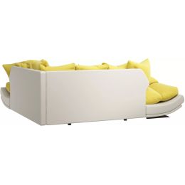 Диван модульный угловой Авиньон Plush Еллоу Мини