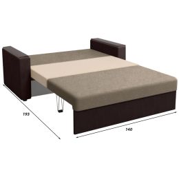 Диван прямой Дубай (Майами) Plush Beige