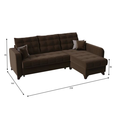 Диван угловой Беллано (Белла) Вуд