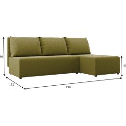 Диван угловой Каир Сountry Green