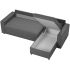 Диван угловой Орион (Торонто) Сountry Light Grey