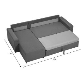 Диван угловой Орион (Торонто) Сountry Light Grey