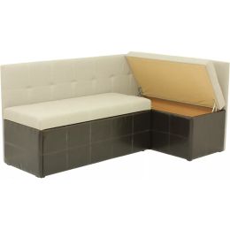 Кухонный диван Токио (Домино) Комби Beige угловой