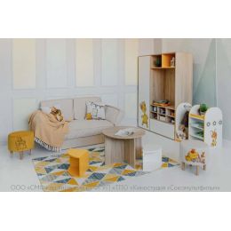 Шкаф-купе Юниор Оранжевая Корова