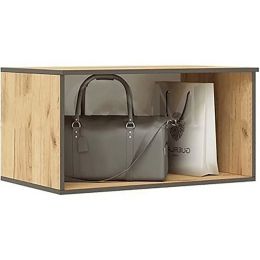 Шкаф Копенгаген-2 с антресолью Крафт White