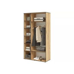 Шкаф Копенгаген-3 с антресолью Крафт White