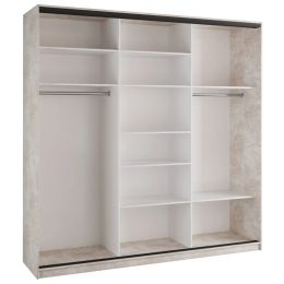 Шкаф-купе 3-х дверный Айсберг Лофт 240 с зеркалом