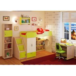 Детская комната Легенда 9 с полками