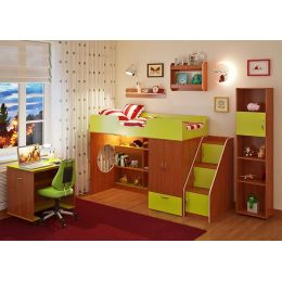 Детская комната Легенда 9 с полками