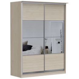 Шкаф-купе 2-х дверный Байкал 178 см (зеркальная дверь)