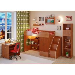 Детская комната Легенда 9 с полками