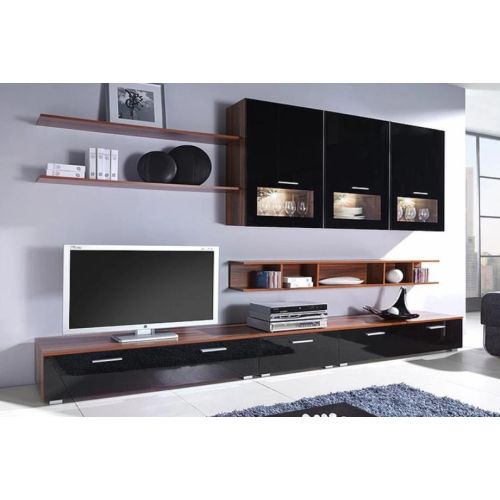 Стенка Сорренто 4 глянцевый мдф