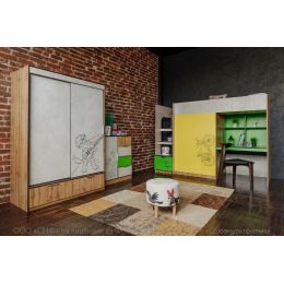 Шкаф комбинированный Лофт Простоквашино