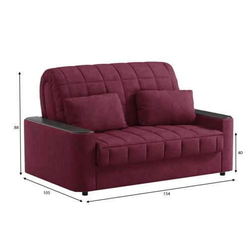 Диван Даллас Plush Red