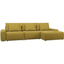 Диван модульный Гунер-2 Plush Yellow нераскладной