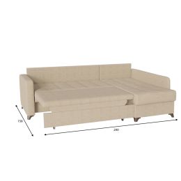 Диван угловой Беллано (Белла) Сountry Beige