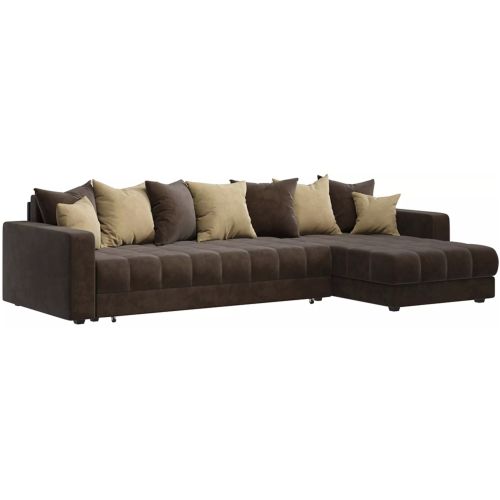 Диван угловой Босс (Boss) Rich Plush Brown