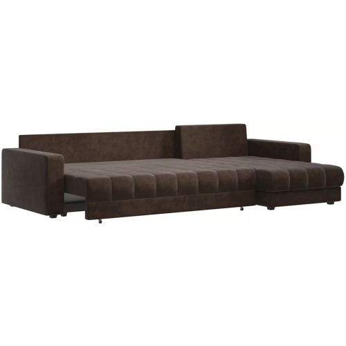 Диван угловой Босс (Boss) Rich Plush Brown