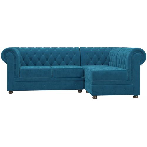Диван угловой Честерфилд Blue