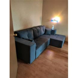 Диван угловой Питсбург Plush Grafit