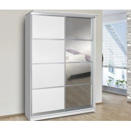 Шкаф-купе 2-х дверный Байкал 178 см (зеркальная дверь)