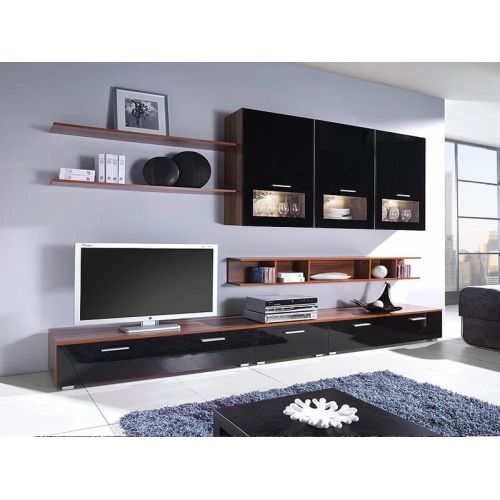 Стенка Сорренто 4 глянцевый мдф