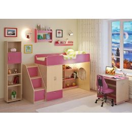 Детская комната Легенда 9 с полками