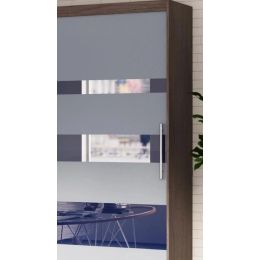 Шкаф-купе Бася дизайн 6 двухдверный