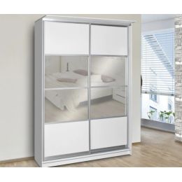 Шкаф-купе 2-х дверный Байкал 178 см (Зеркальная дверь)