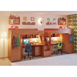 Детская комната Легенда 14 с полками