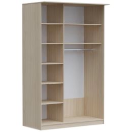 Шкаф-купе 2-х дверный Байкал 150 см (Зеркальная дверь)