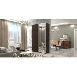 Шкаф-купе двухдверный Прайм Реал 2-2
