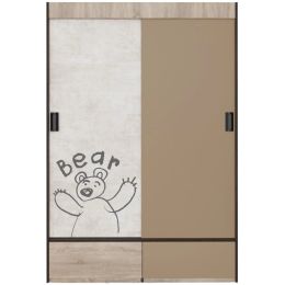 Шкаф-купе с ящиками Маша и Медведь Loft