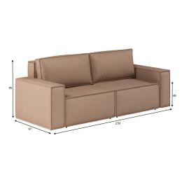 Диван прямой Лофт Plush Beige