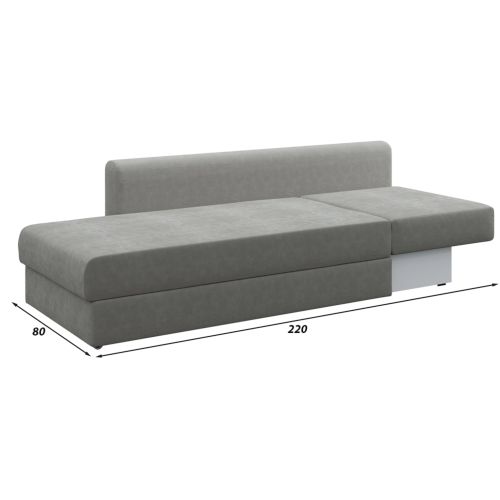 Диван прямой Медисон Кидс Grey левый