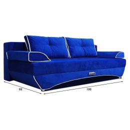 Диван прямой Валенсия Blue