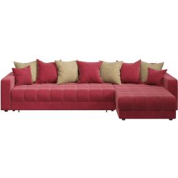 Диван угловой Босс (Boss)  Rich Plush Red