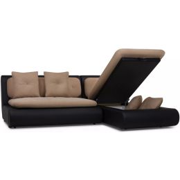 Диван угловой Кормак-1 Plush Coffee