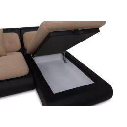 Диван угловой Кормак-1 Plush Coffee