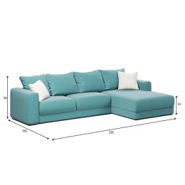 Диван угловой Ланкастер Лагуна