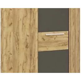 Шкаф № 226 угловой ( золотистый дуб мк 52)