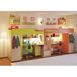 Детская комната Легенда 14 с полками
