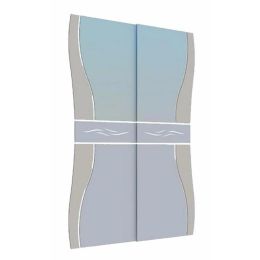 Шкаф-купе Комфорт 13 двухдверный Фигурный