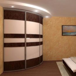 Шкаф-купе радиусный 3-2 Аристо