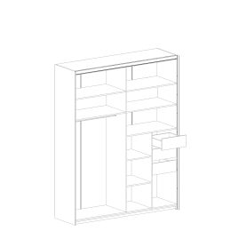 Шкаф-купе с зеркалом  Глазго